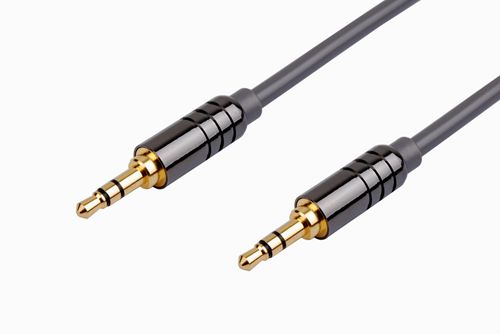 24k gold plated for pro audio cable 3.5mm stereo male to male,metal shell with high quality