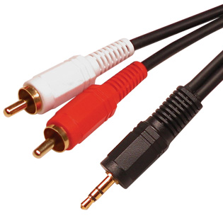 3.5MM female-2RCA cable