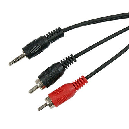 3.5mm - 2RCA audio cable