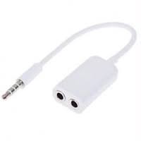 3.5mm Audio Splitter Cable for Apple iPhone iPod Touch MP3 MP4