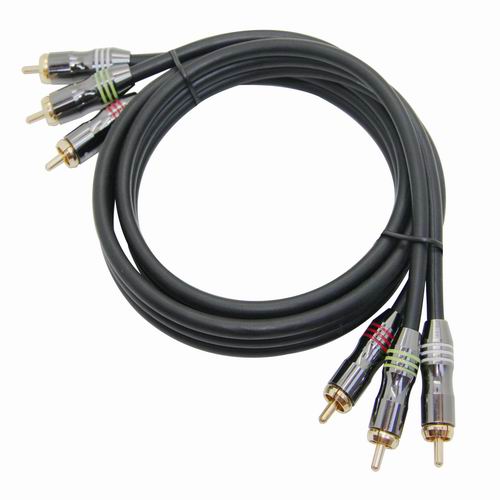 3RCA to 3RCA Hi-Fi audio video cable