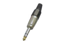 6.35MM STEREO PLUG FOR MICROPHONE CONNECTOR