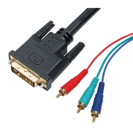DVI - 3RCA RGB YCBCR cable