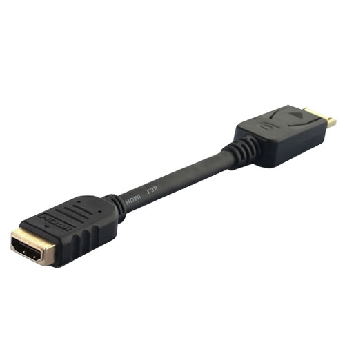 Displayport male to HDMI female