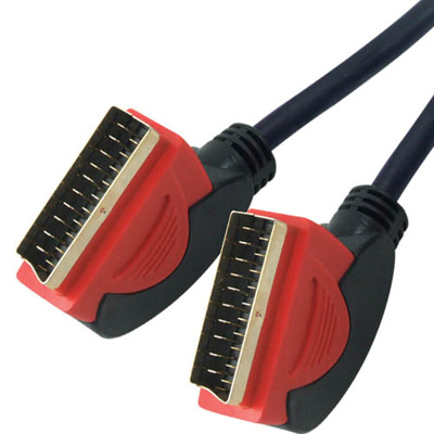 SCART cable double color
