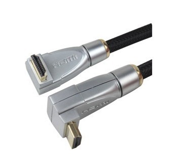 Full metal HDMI RIGHT ANGLE male cable