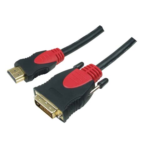 HDMI - DVI cable double color
