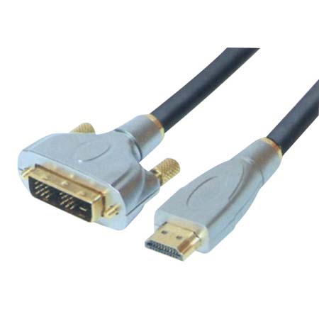 HDMI - DVI cable metal shell