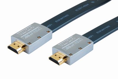 HDMI 3DTV High Speed with Ethernet 1.4V Flat Cable 5m