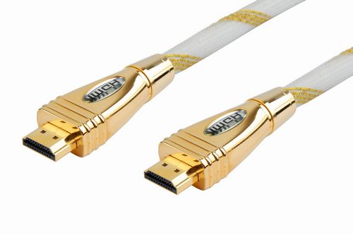 HDMI cable full metal shell male to male with nylon braid