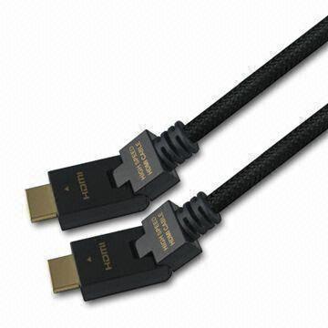 HDMI cable male to male 180 degree