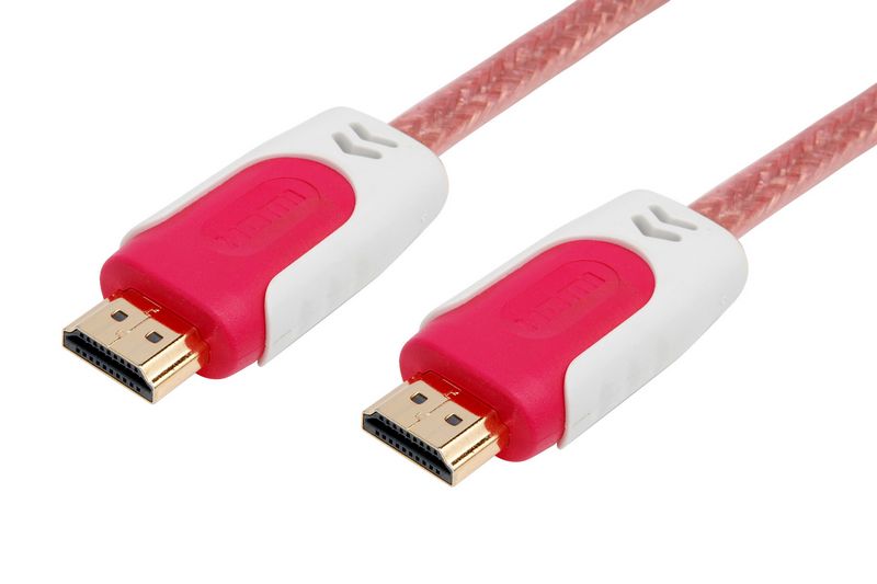 HDMI cable male to male double mould color 1.4v 19pins