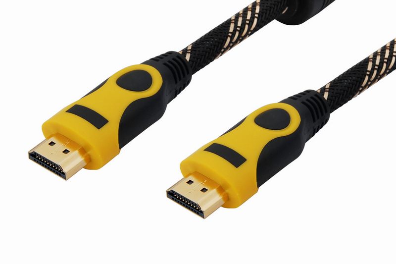 HDMI cable male to male double mould color 1.4v standard with sleeve