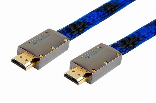 HDMI flat cable male to male metal shell pass 3D 1.4v 19pins