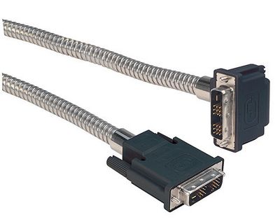 High quality DVI cable male to angle male nickel plated 18+1