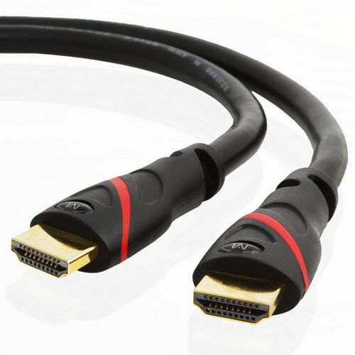 High quality HDMI cable male to male 24k gold plated double moulding color