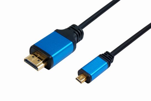 Micro D HDMI v1.4 High Speed Cable to HDMI for Phones & Cameras 3m