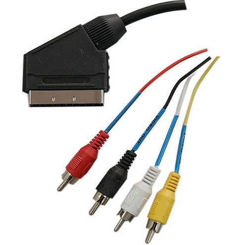 SCART - 4RCA cable