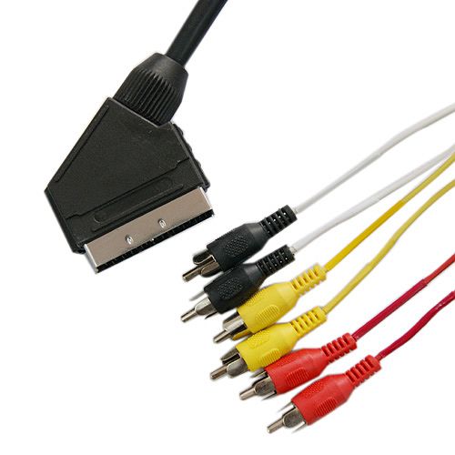 SCART - 6RCA cable