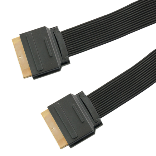 SCART flat cable double shieled