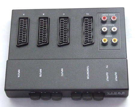 SCART selector switch box