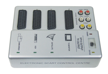 SCART switch box sockets selector RGB function